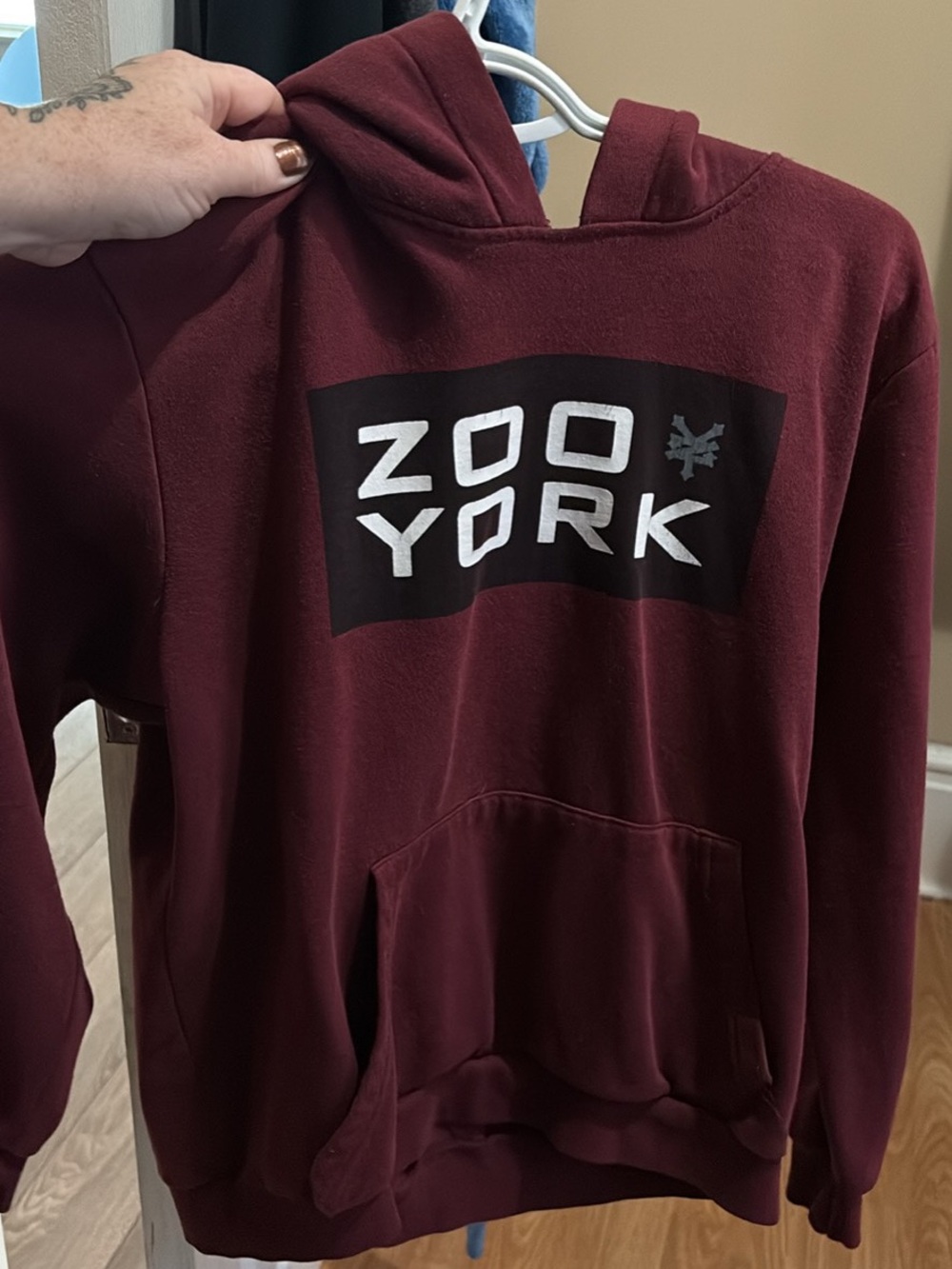 Zoo York kids Maroon Logo Hoodie